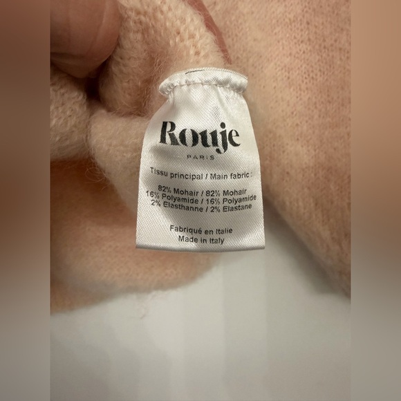 Rouje Nona Cardigan Blush Pink Size FR 38/US 6 - Picture 4 of 7